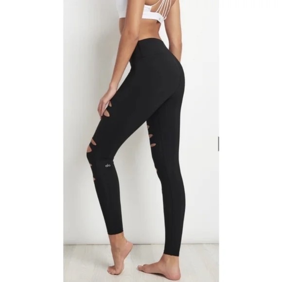 Alo Yoga Ripped Warrior Leggings - Picture 3 of 12